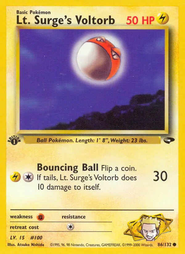 Lt. Surge's Voltorb 86 Gym Challenge Pokesingles