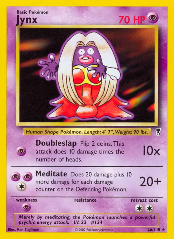 Jynx 26 Legendary Collection Pokesingles