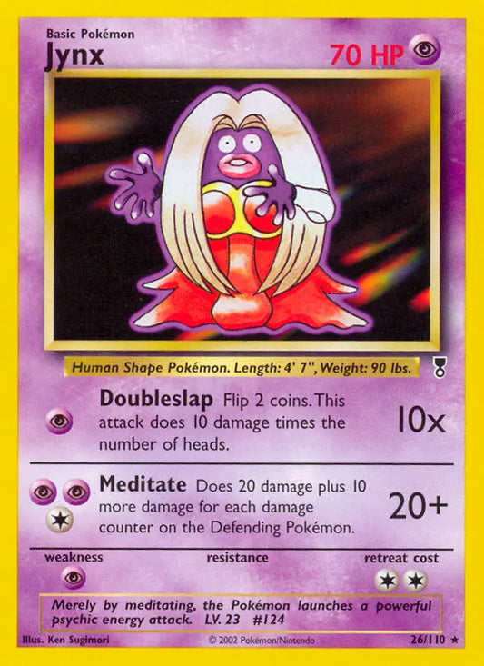 Jynx 26 Legendary Collection Pokesingles