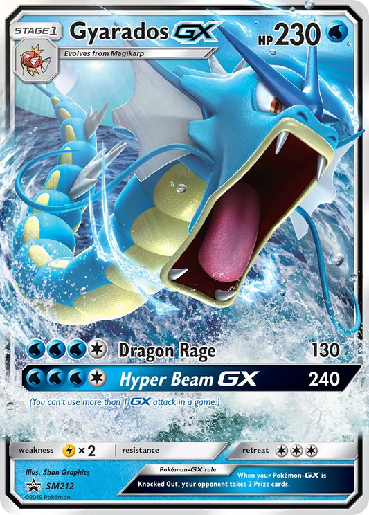 Gyarados GX SM212 SM Black Star Promos Pokesingles
