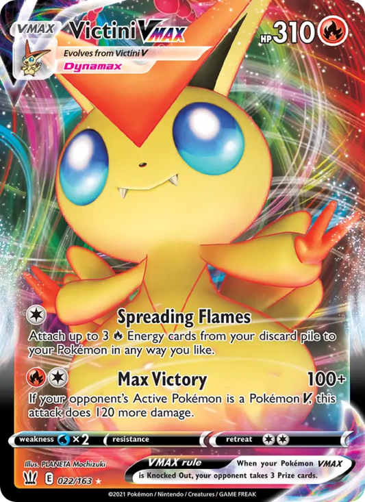 Victini VMAX 22 Battle Styles Pokesingles
