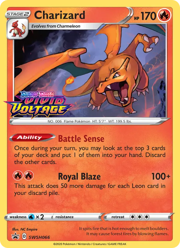 Charizard SWSH066 SWSH Black Star Promos Pokesingles