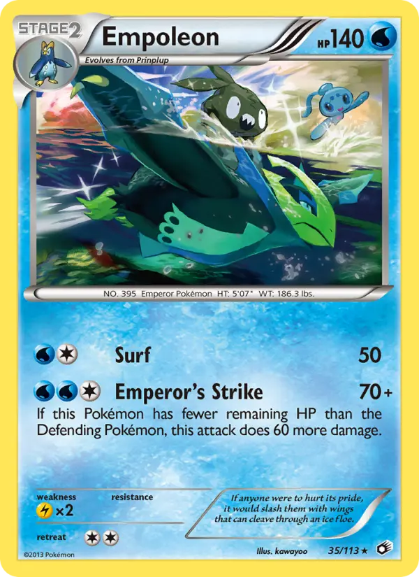 Empoleon 35 Legendary Treasures Pokesingles