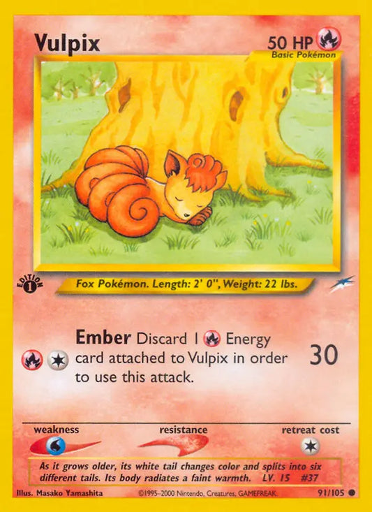 Vulpix 91 Neo Destiny Pokesingles