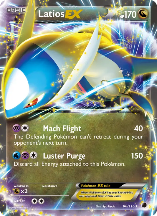 Latios-EX 86 Plasma Freeze Pokesingles