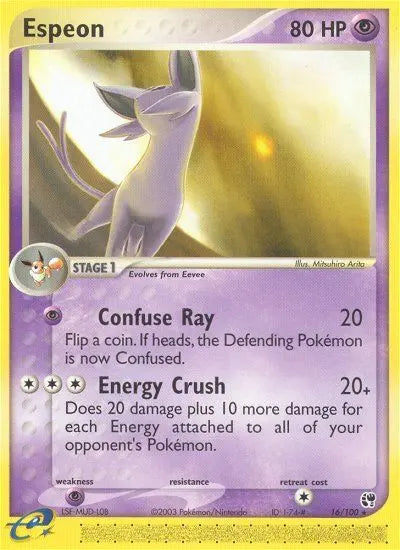 Espeon 16 Sandstorm Pokesingles