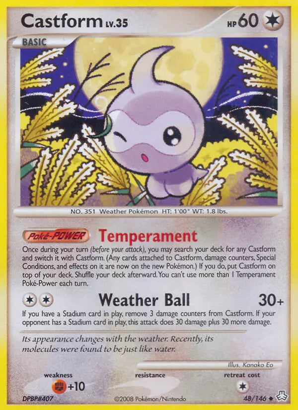 Castform 48 Legends Awakened Pokesingles
