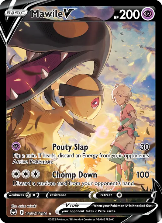 Mawile V TG17 Silver Tempest Pokesingles