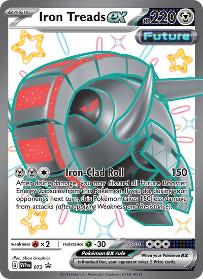 Iron Treads ex 73 SVP Black Star Promos Pokesingles