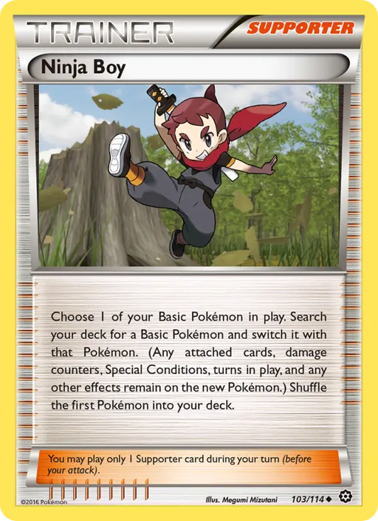 Ninja Boy 103 Steam Siege Pokesingles