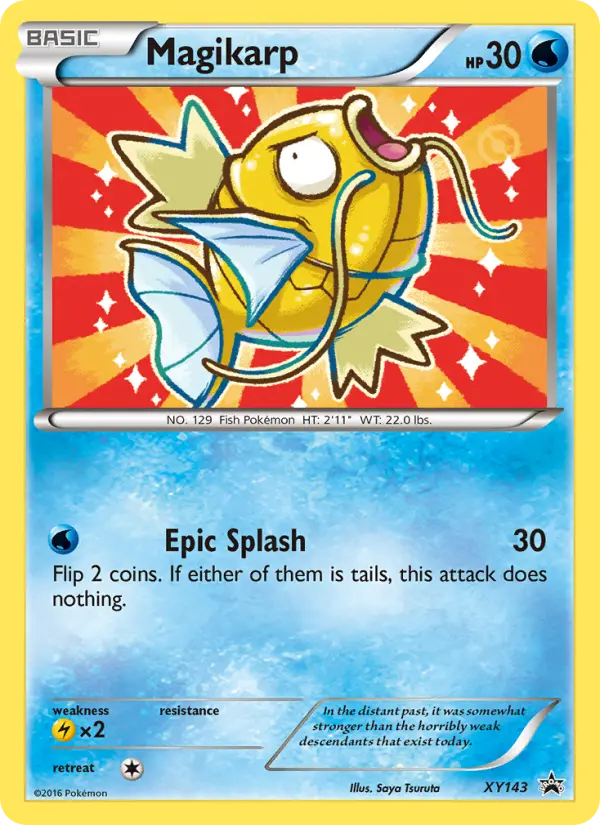 Magikarp XY143 XY Black Star Promos Pokesingles