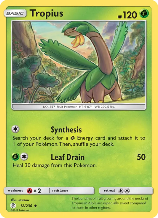 Tropius 12 Cosmic Eclipse Pokesingles