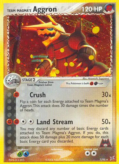 Team Magma's Aggron 7 Team Magma vs Team Aqua Pokesingles