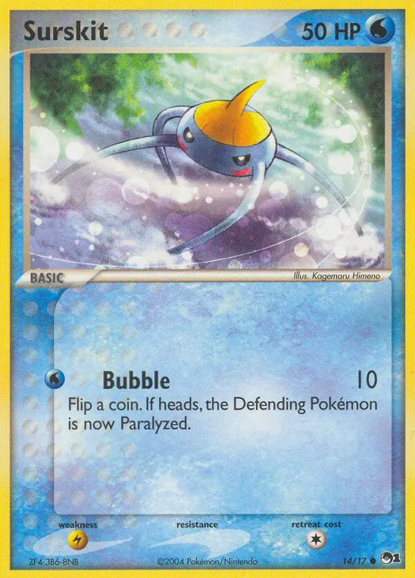 Surskit 14 POP Series 1 Pokesingles