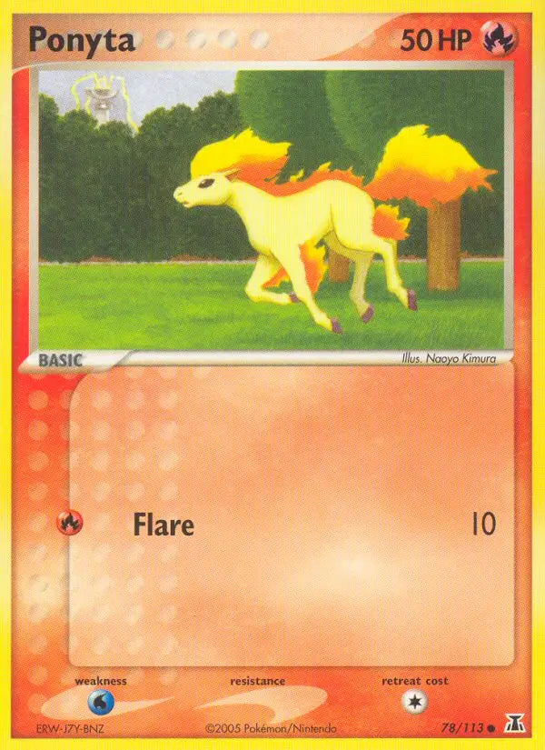 Ponyta 78 Delta Species Pokesingles
