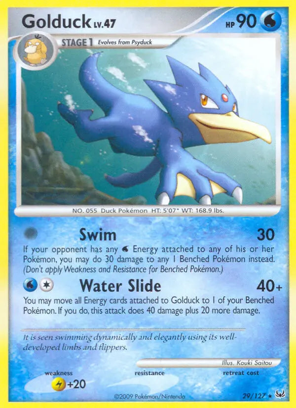 Golduck 29 Platinum Pokesingles