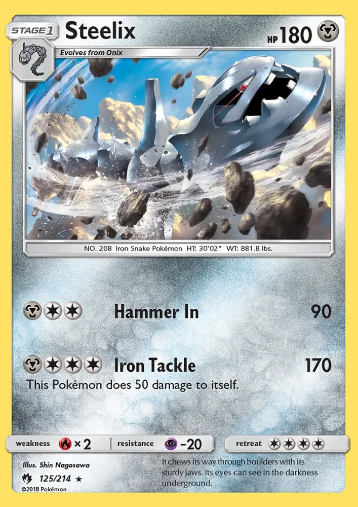 Steelix 125 Lost Thunder Pokesingles