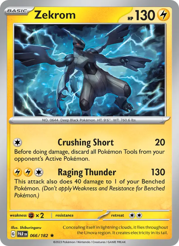 Zekrom 66 Paradox Rift Pokesingles