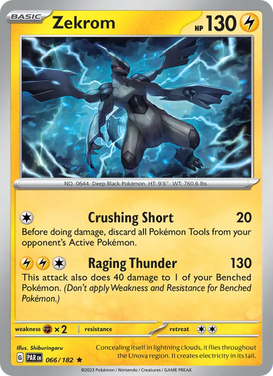 Zekrom 66 Paradox Rift Pokesingles