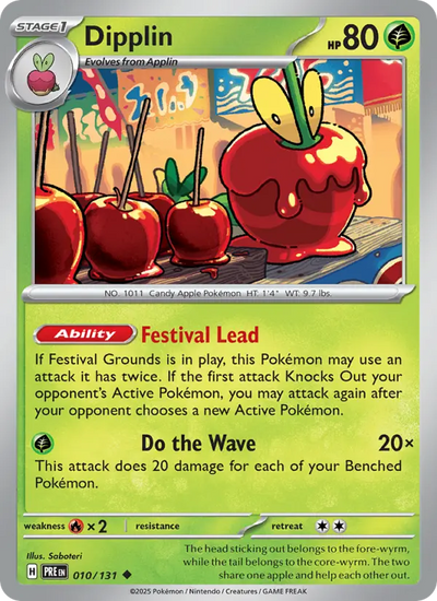 Dipplin 10 Prismatic Evolutions Pokesingles