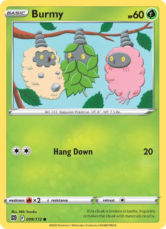 Burmy 9 Brilliant Stars Pokesingles