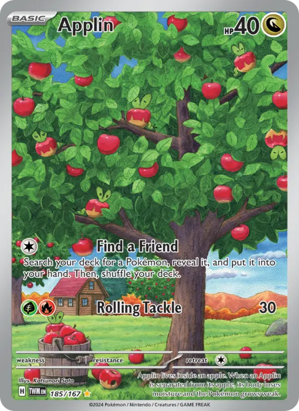 Applin 185 Twilight Masquerade Pokesingles