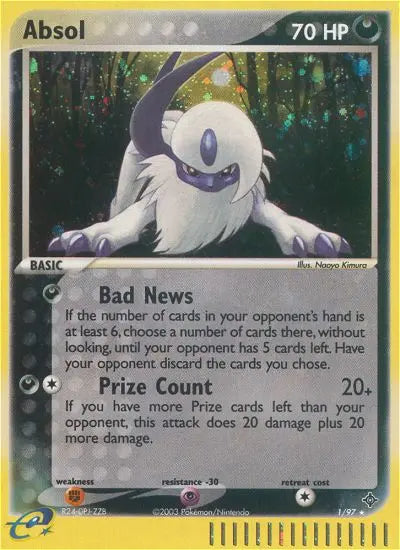Absol 1 Dragon Pokesingles