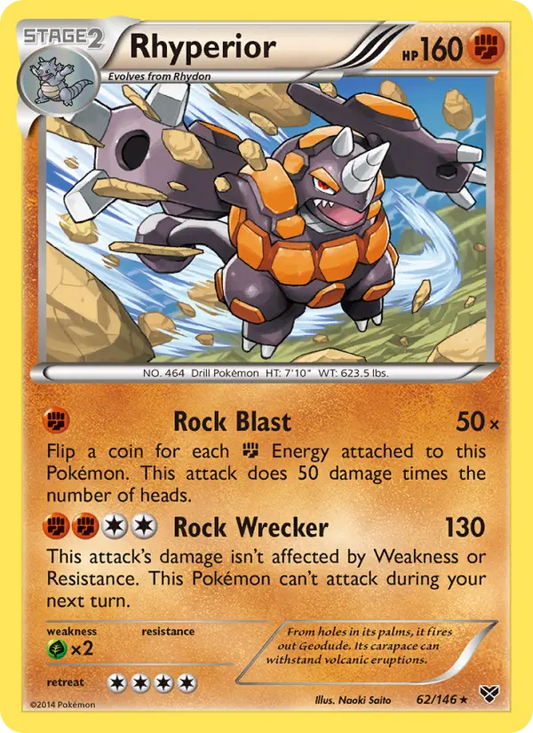Rhyperior 62 XY Pokesingles