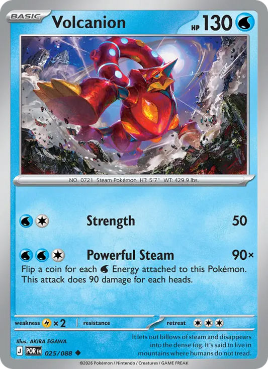 Volcanion 25 Perfect Order Pokesingles