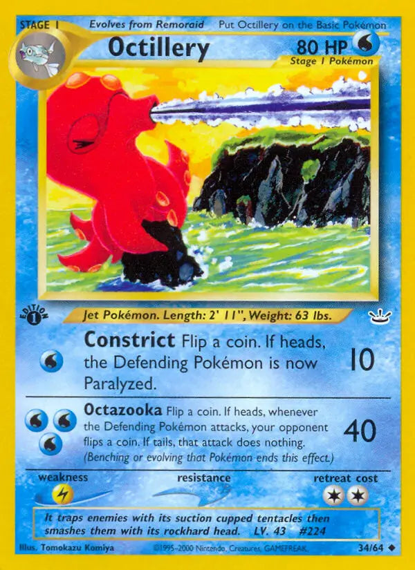 Octillery 34 Neo Revelation Pokesingles