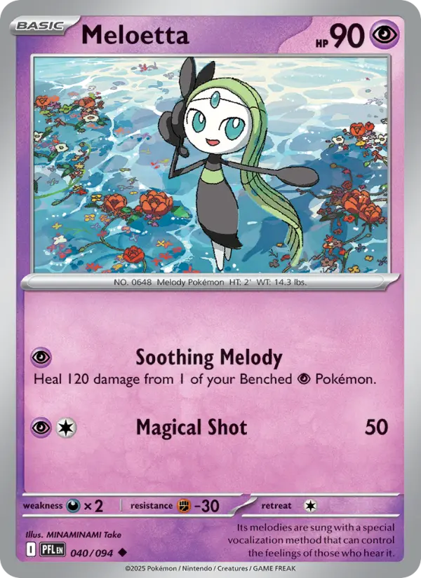 Meloetta 40 Phantasmal Flames Pokesingles