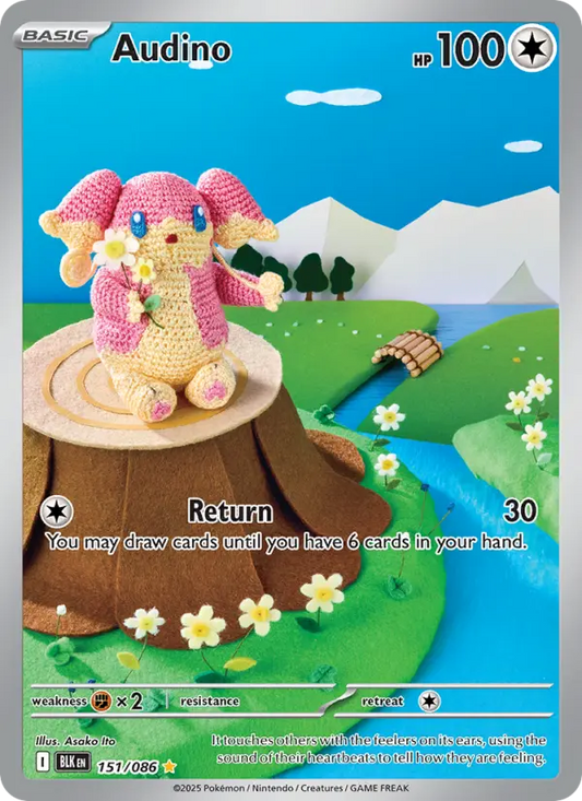 Audino 151 Black Bolt Pokesingles
