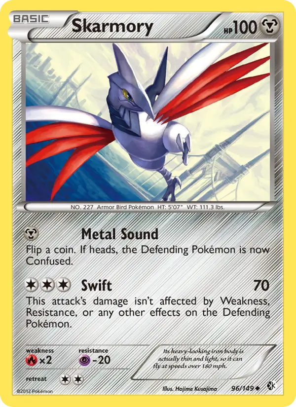 Skarmory 96 Boundaries Crossed Pokesingles