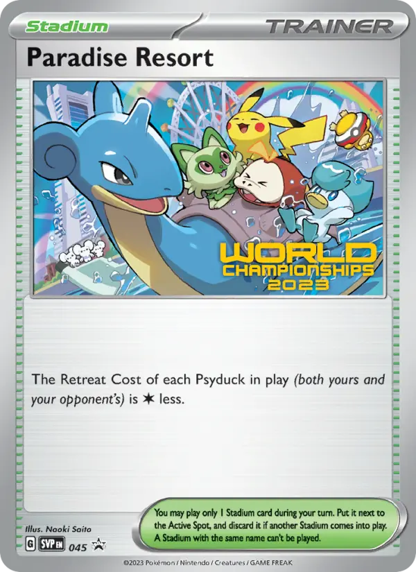 Paradise Resort 45 SVP Black Star Promos Pokesingles