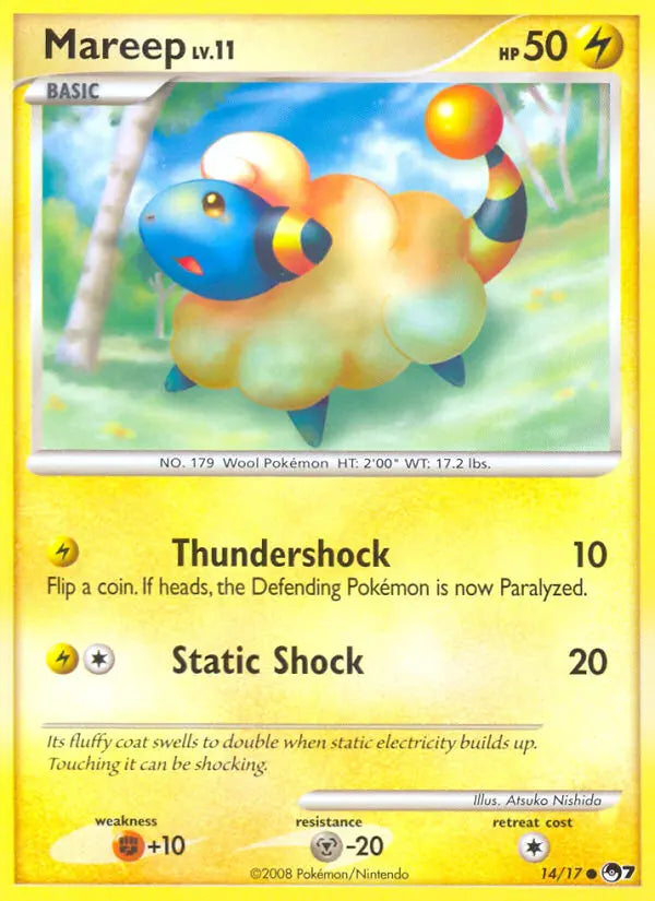 Mareep 14 POP Series 7 Pokesingles
