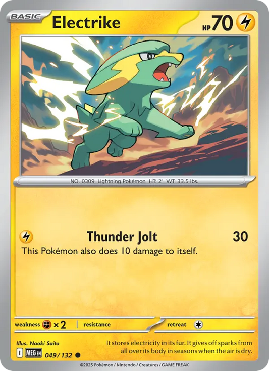 Electrike 49 Mega Evolution Pokesingles