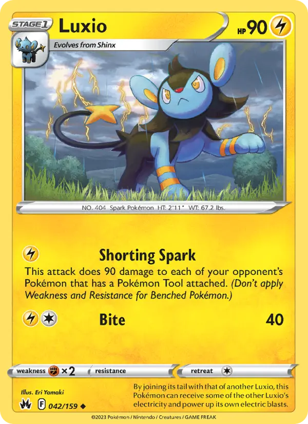 Luxio 42 Crown Zenith Pokesingles