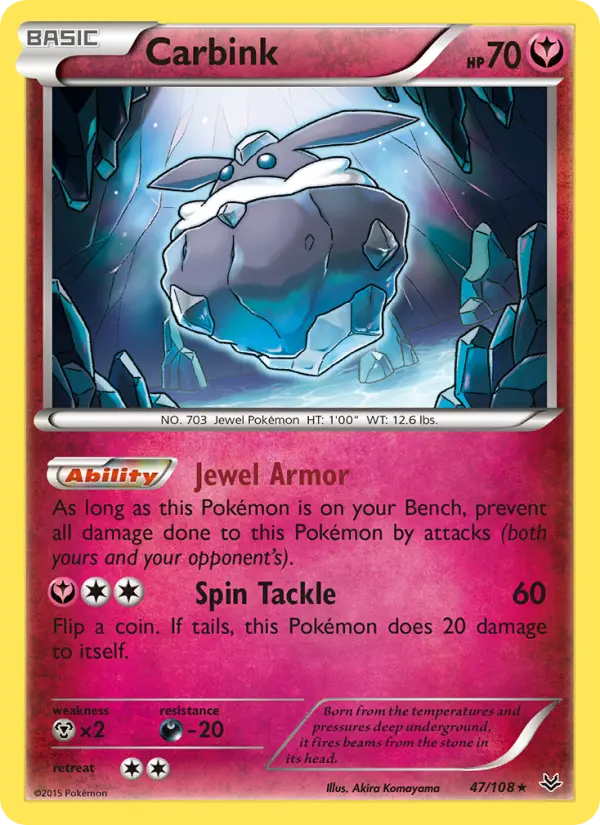 Carbink 47 Roaring Skies Pokesingles
