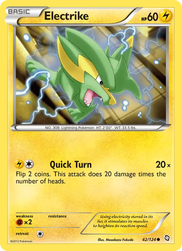 Electrike 42 Dragons Exalted Pokesingles