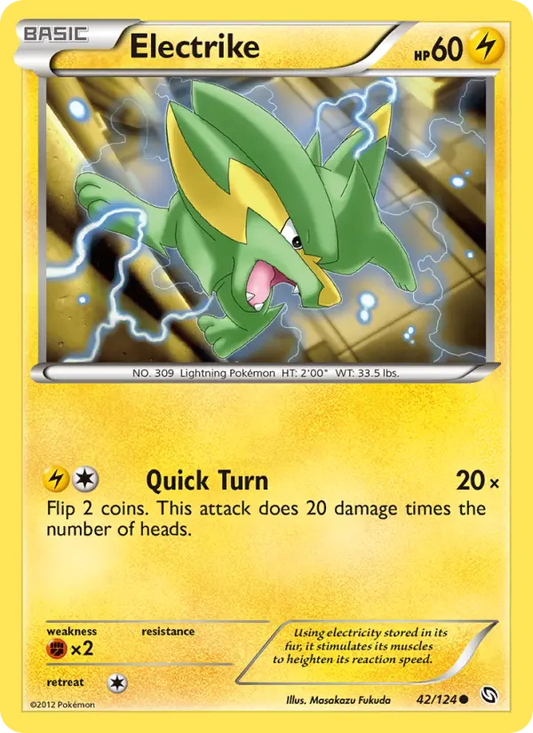 Electrike 42 Dragons Exalted Pokesingles