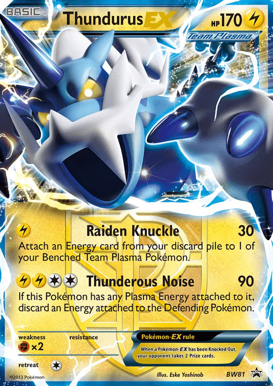 Thundurus-EX BW81 BW Black Star Promos Pokesingles