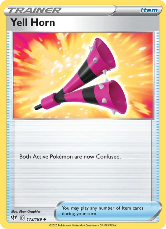 Yell Horn 173 Darkness Ablaze Pokesingles