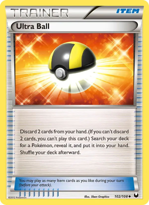 Ultra Ball 102 Dark Explorers Pokesingles