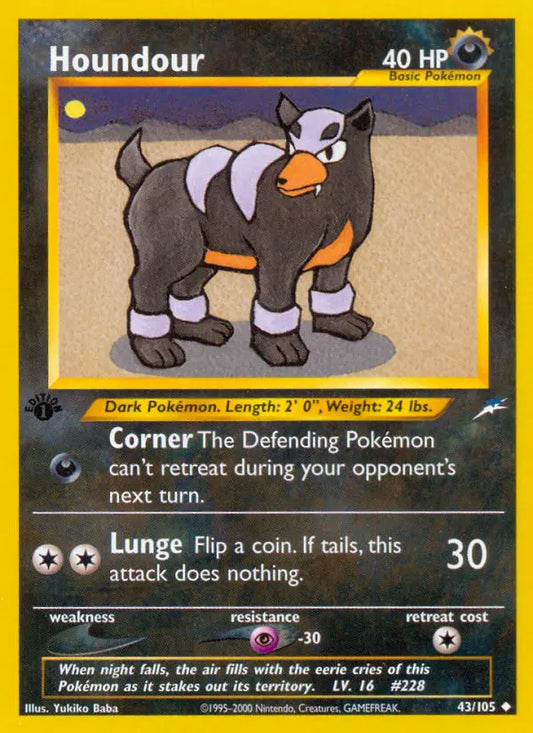 Houndour 43 Neo Destiny Pokesingles