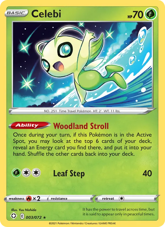 Celebi 3 Shining Fates Pokesingles