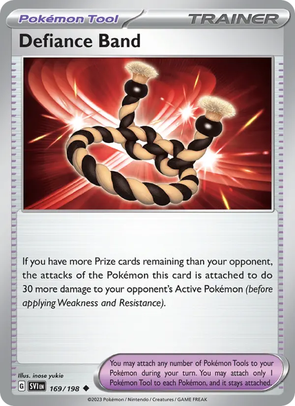 Defiance Band 169 Scarlet & Violet Pokesingles