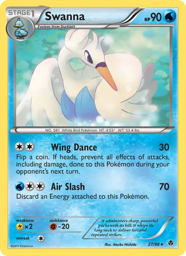 Swanna 27 Emerging Powers Pokesingles