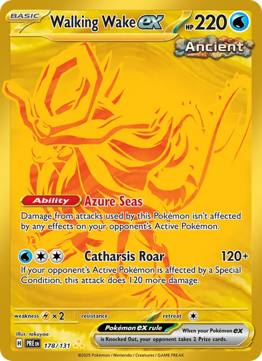 Walking Wake ex 178 Prismatic Evolutions Pokesingles
