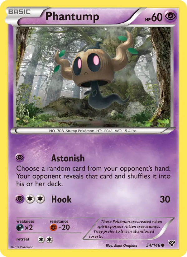 Phantump 54 XY Pokesingles