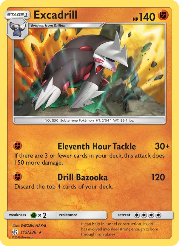 Excadrill 115 Cosmic Eclipse Pokesingles